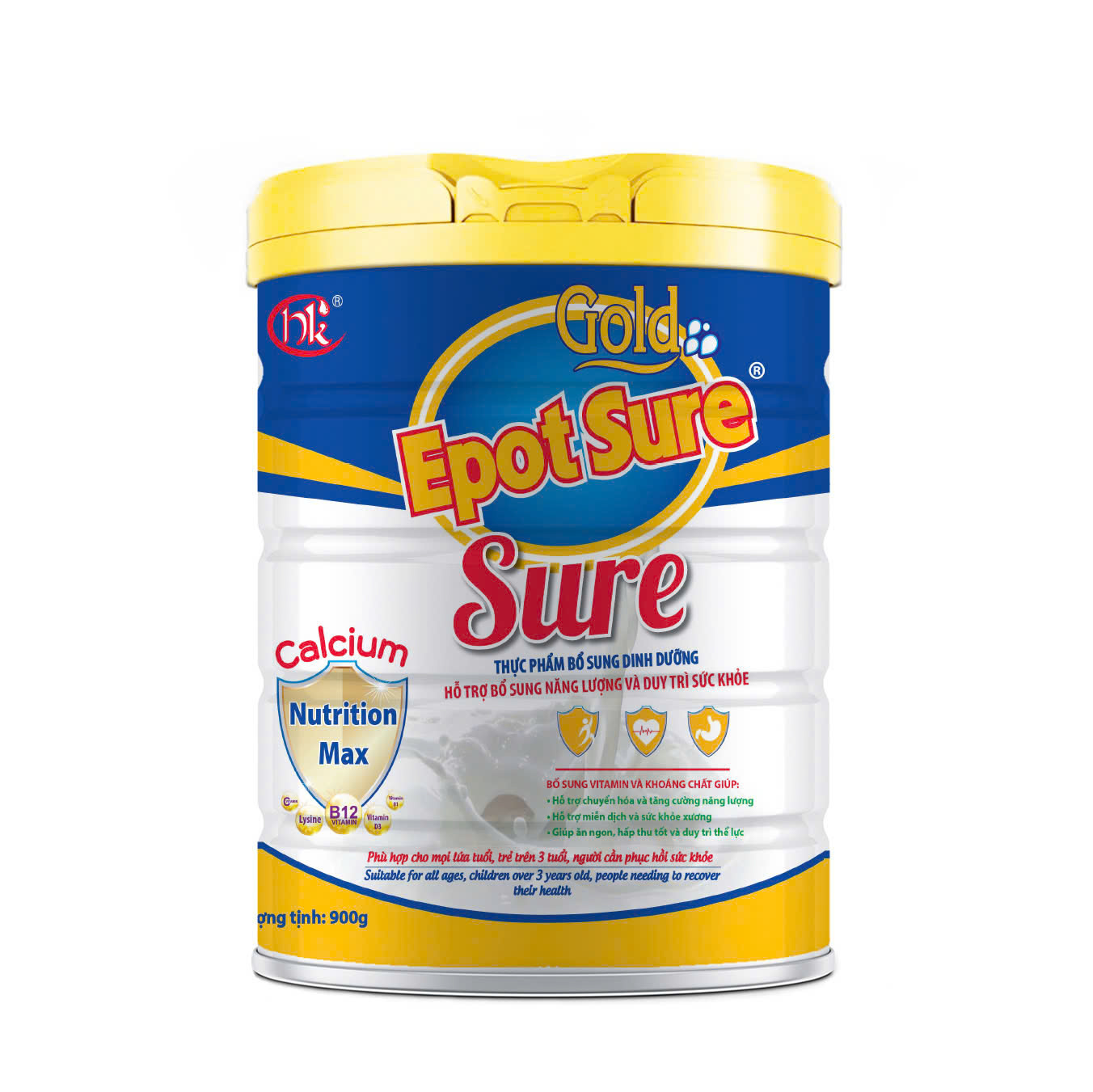 Gold Epot Sure Sure Dinh Dưỡng 900 g