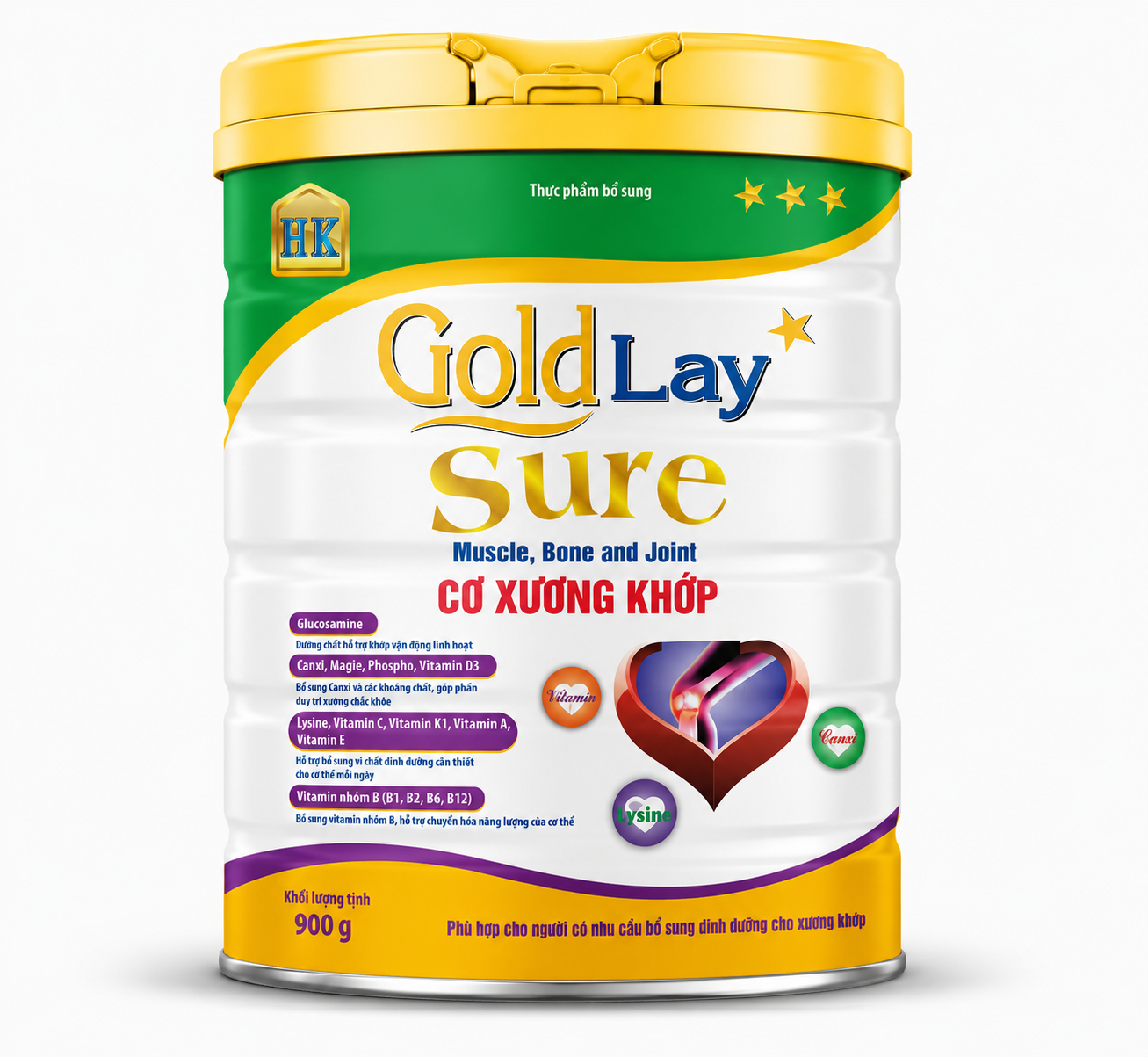 Goldlay Sure Cơ Xương Khớp 900 g