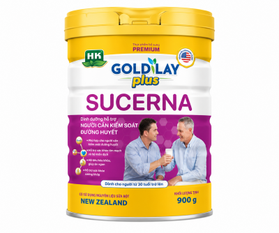 Sữa Goldlay Plus Sucerna 900g
