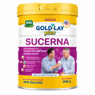 Sữa Goldlay Plus Sucerna 900g