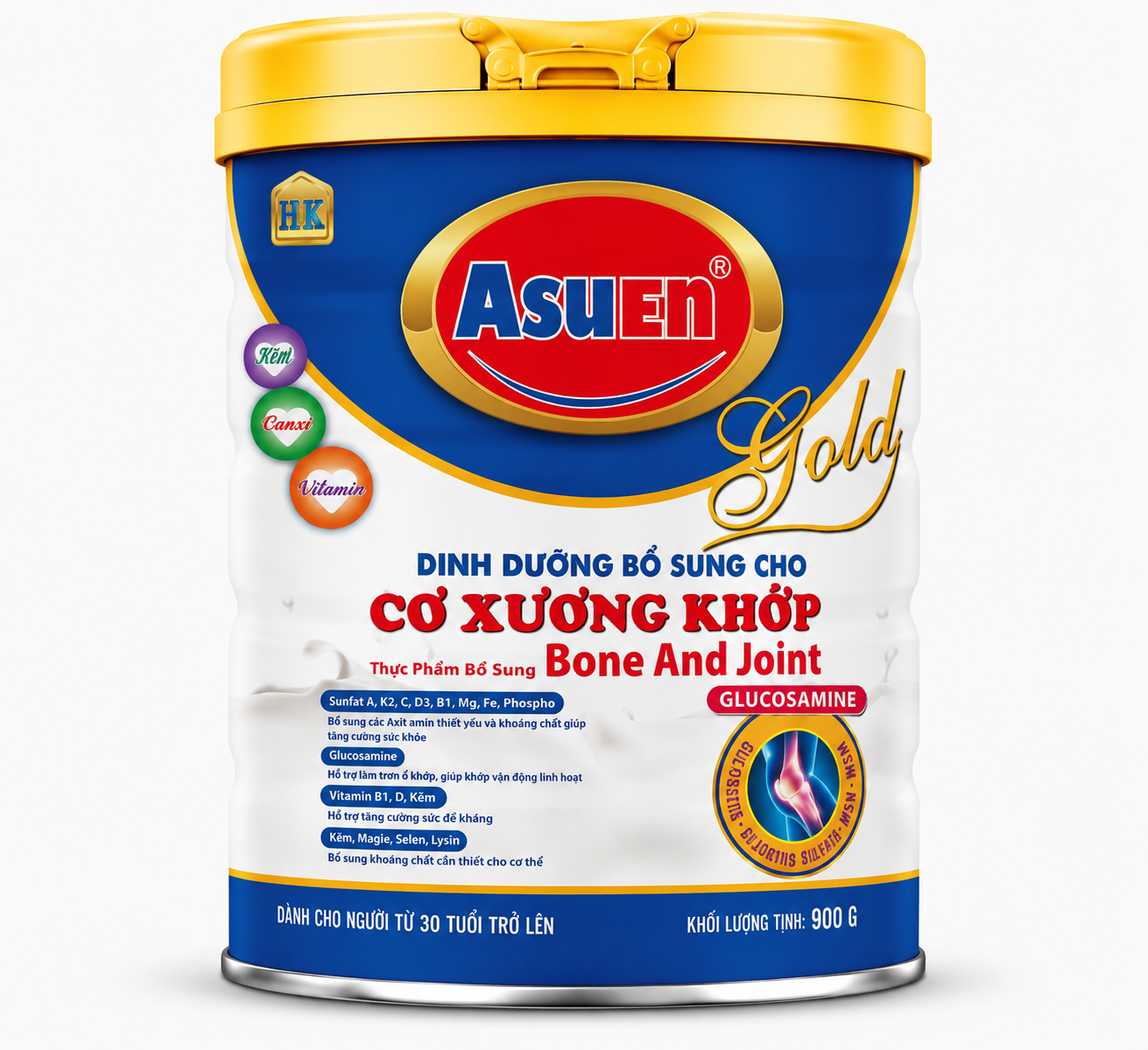 Thực phẩm bổ sung ASUEN BONE AND JOINT 900 g