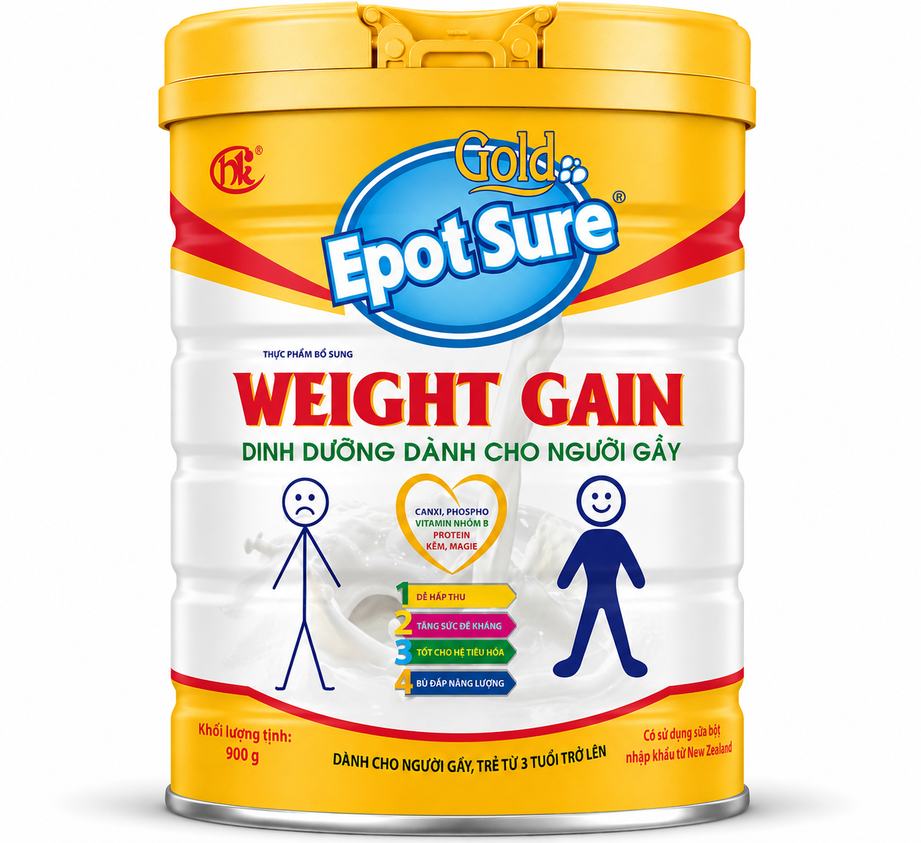 Thực phẩm bổ sung GOLD EPOT SURE WEIGHT GAIN 900 g